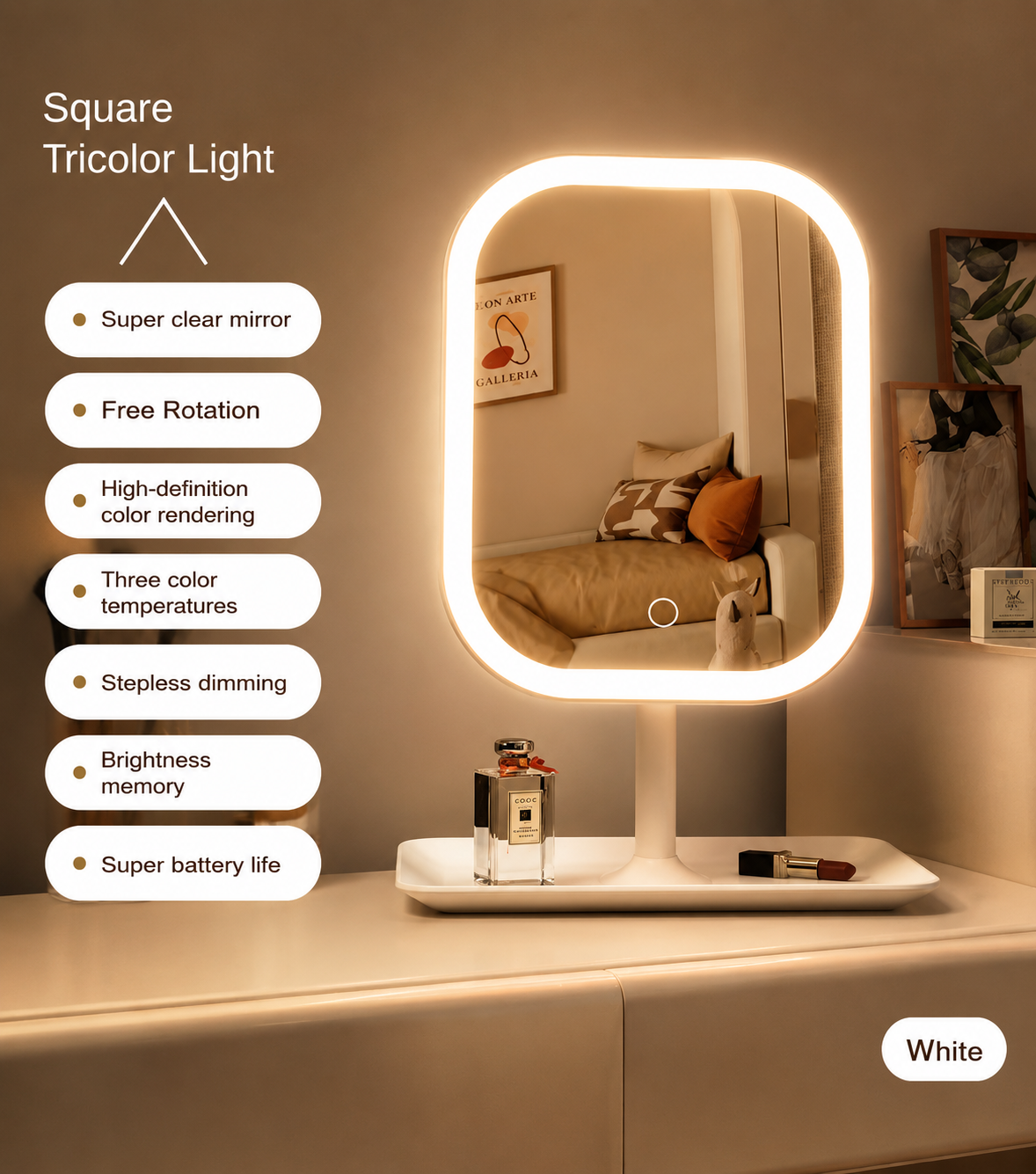 Veloura Beauty LED Vanity Mirror