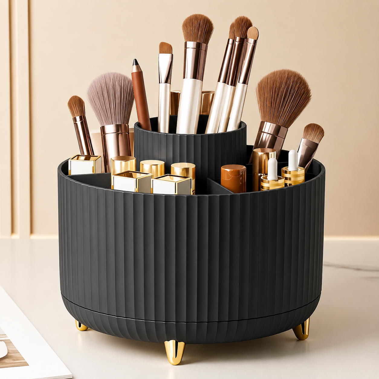 360° Rotating Makeup Organizer