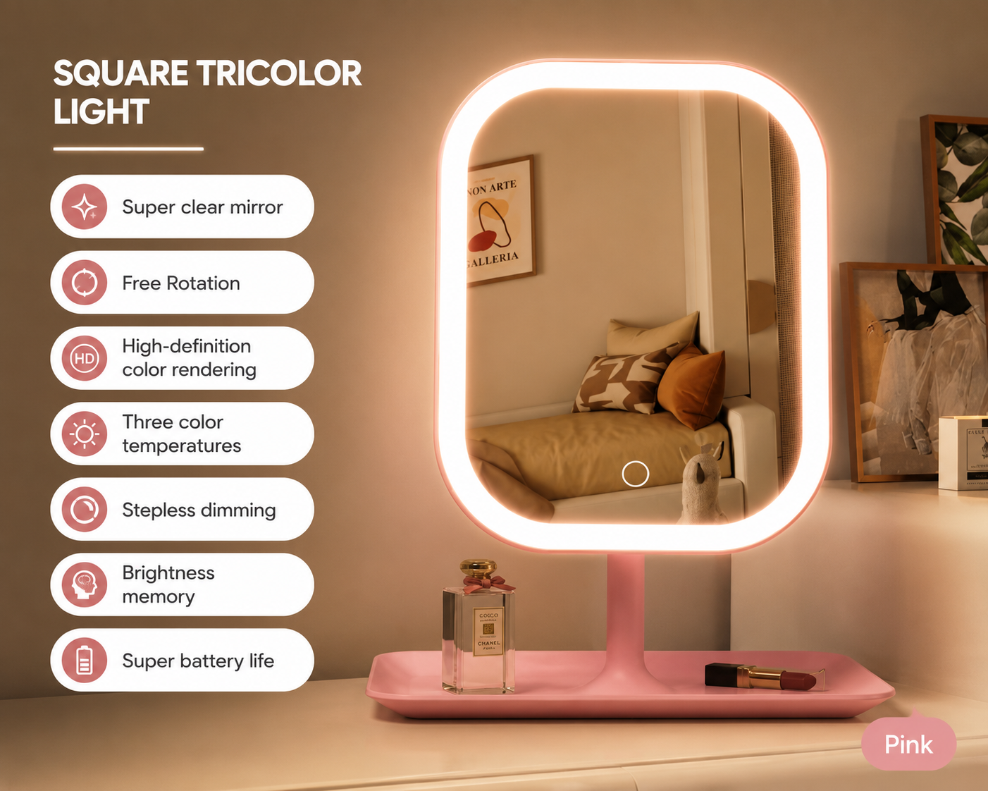 Veloura Beauty LED Vanity Mirror