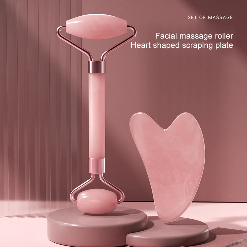 Facial Roller & Gua Sha Set